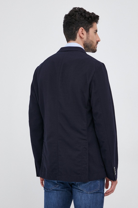Odzież BOSS Marynarka wełniana 50458720 50458720 granatowy