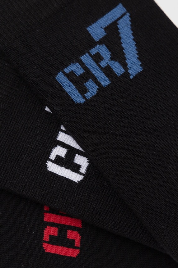 CR7 Cristiano Ronaldo Skarpetki dziecięce (3-pack) 8470.80.444 czarny SS26