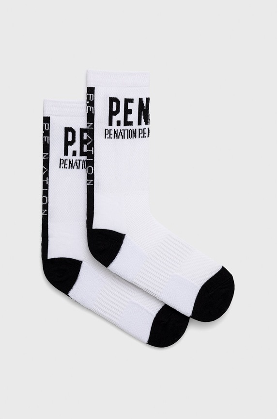 Ponožky P.E Nation dlhé ponožky biela 21PE3A140