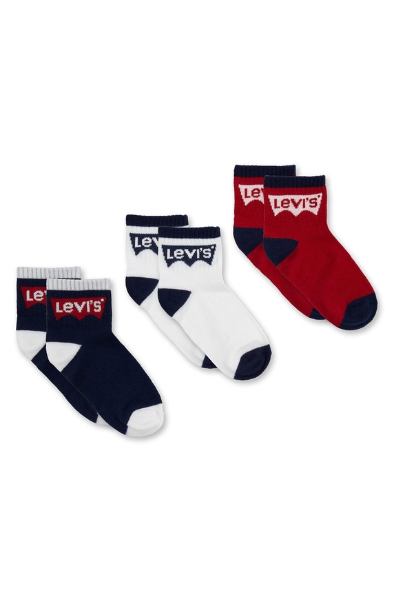 Dětské ponožky Levi's dlouhé ponožky námořnická modř UL0078.CO.K