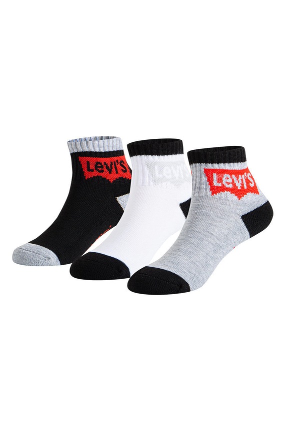 Detské ponožky Levi's dlhé ponožky čierna UL0078.CO.K
