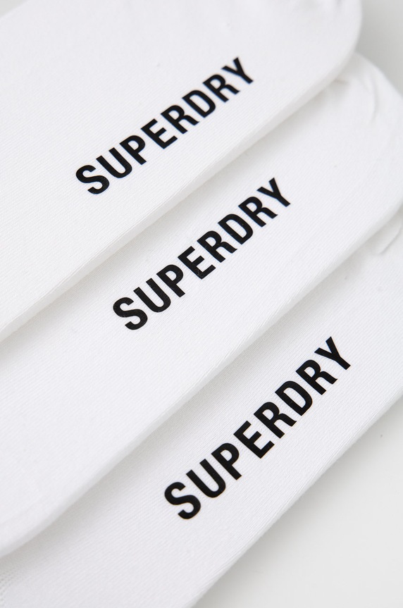 Superdry skarpetki (3-pack) Y3110021A.6FY biały SS22