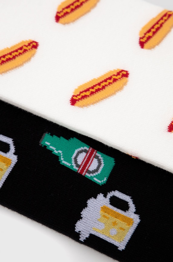 Κάλτσες John Frank (2-pack) 2PACK.BEEHOT πολύχρωμο AW21