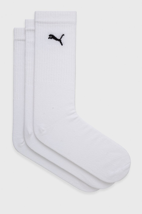 Puma skarpetki (3-pack) Sport Crew skarpetki długie biały 907940
