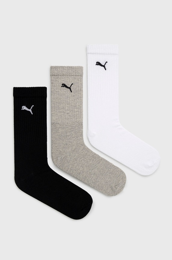 Puma skarpetki (3-pack) Sport Crew skarpetki długie szary 907940