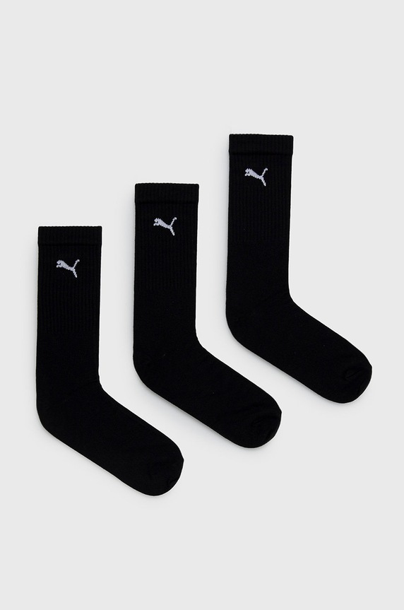 Κάλτσες Puma (3-pack) 907940 Como ψηλές κάλτσες μαύρο 907940