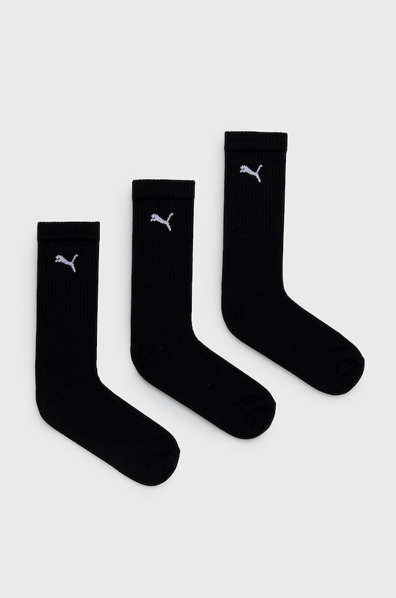 Κάλτσες Puma (3-pack) 907940 Como ψηλές κάλτσες μαύρο 907940