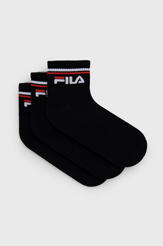 Ponožky Fila krátké ponožky černá F9398