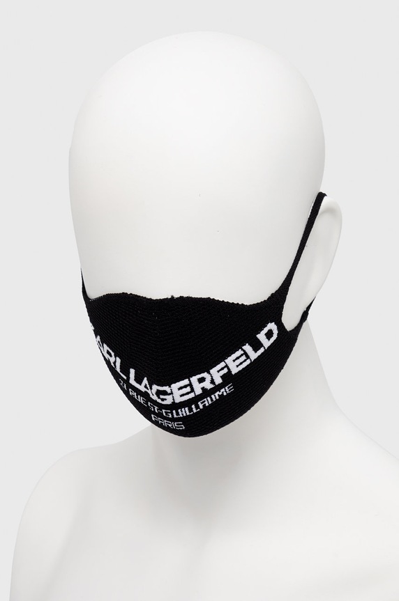 Karl Lagerfeld - Maseczka ochronna 215W3913 215W3913 czarny AW21
