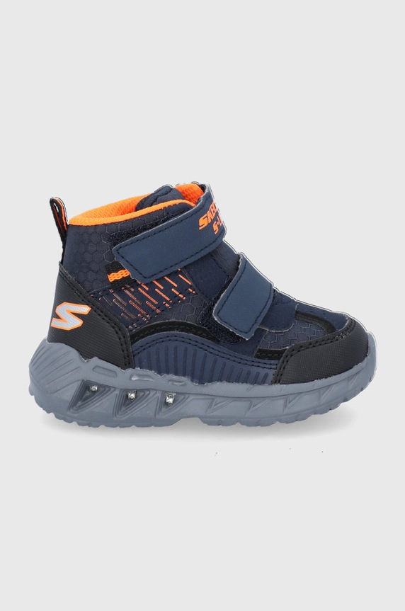 Skechers Śniegowce dziecięce syntetyczny granatowy 401504N