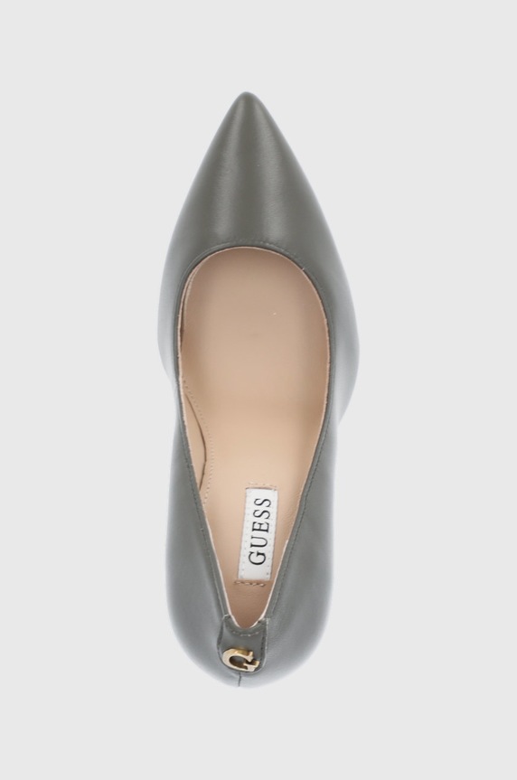 Guess Szpilki zielony FL8G13.LEA08.OLIVE