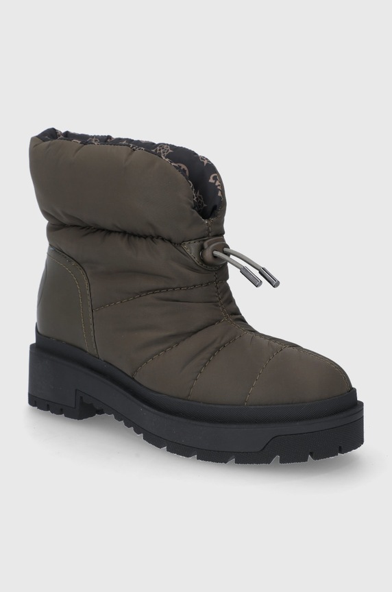 Čizme za snijeg Guess FL8LED.ELE10.OLIVE zelena AW21
