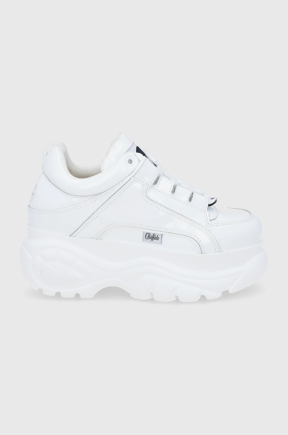 Buffalo Buty skórzane 1339-14 2.0 platforma biały 1533233