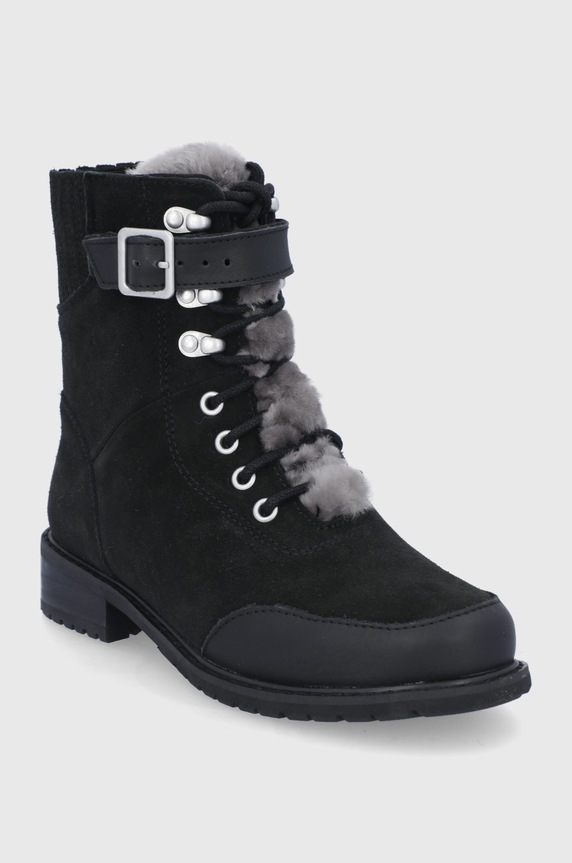 Emu Australia botki zamszowe Waldron Mix W12406.Bla czarny AW21