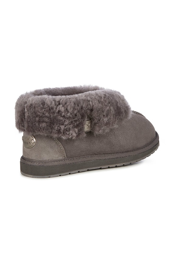 Взуття Замшеві капці Emu Australia WP1053.Charcoal сірий