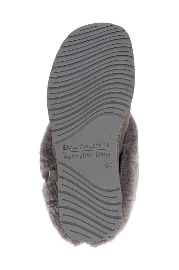 Замшеві капці Emu Australia WP1053.Charcoal сірий