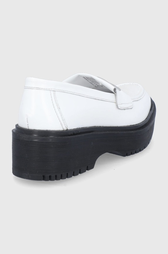 Obuwie Levi's Mokasyny skórzane D5386.0001 biały