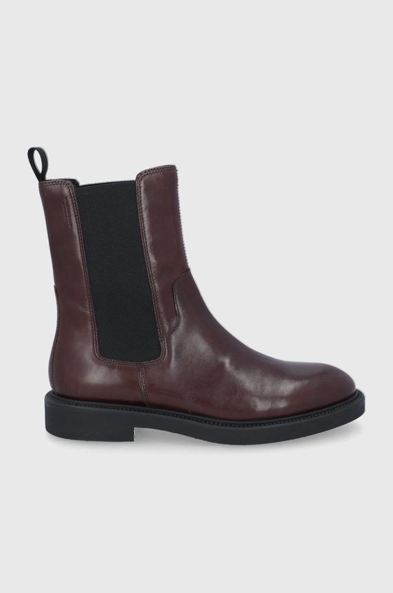 Kožené topánky Chelsea Vagabond Shoemakers textilný hnedá 5248.301.33