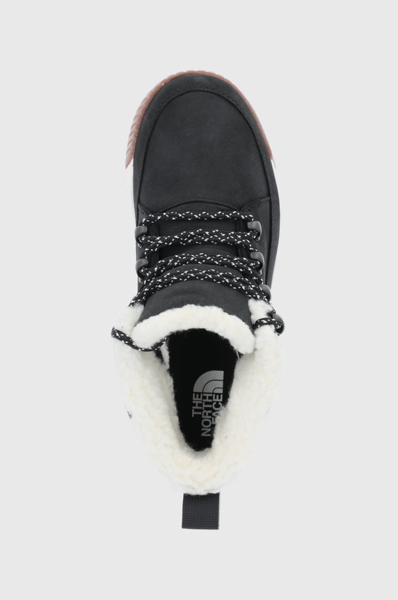 The North Face śniegowce skórzane czarny NF0A4T3XR0G1