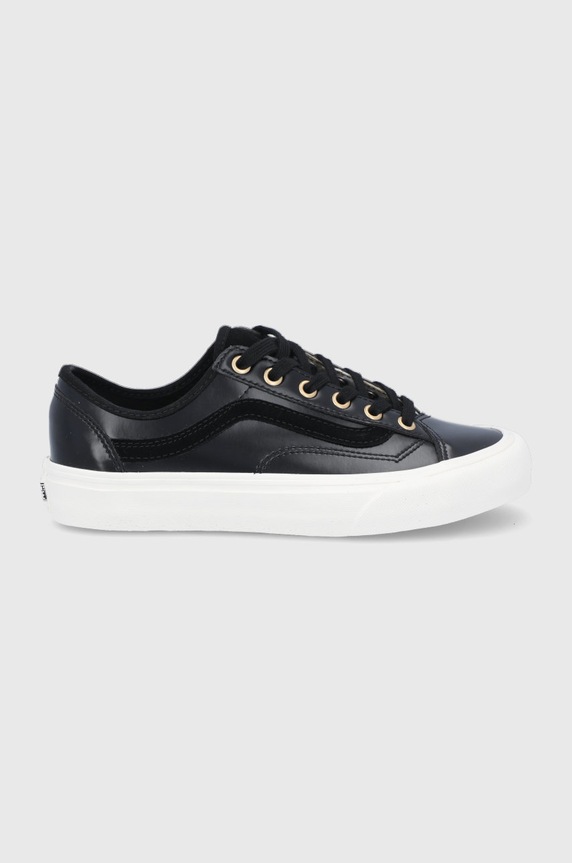 Vans Tenisówki imitacja skóry licowej czarny VN0A5HYRA1G1