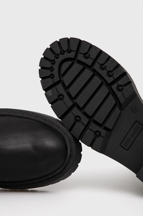 Kožené kozačky Steve Madden černá SM11001585.BLACK