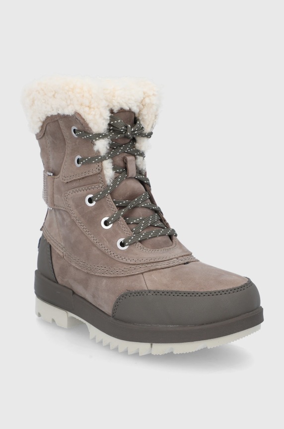 Sorel bőr hótaposó Torino II Parc Boot WP 1985791.Omega.Taup bézs AW23