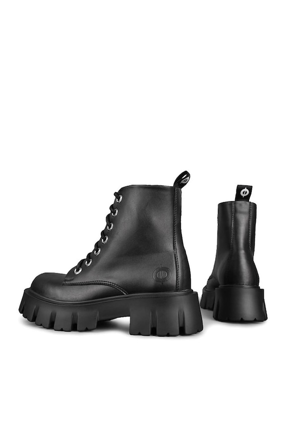 Scarpe Altercore stivali da motociclista Bartel Bartel.Vegan nero