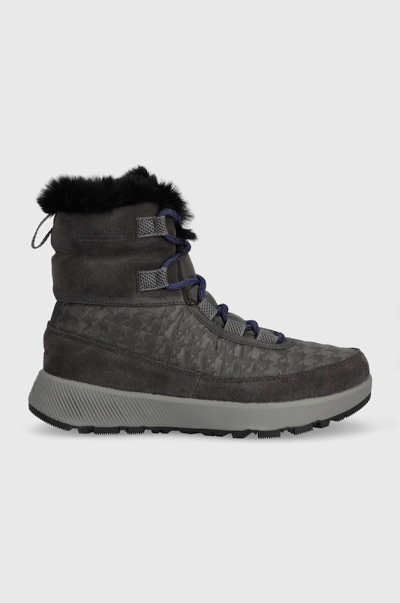 Μπότες χιονιού Columbia SLOPESIDE PEAK LUXE απομίμηση σουέτ γκρί 1979551