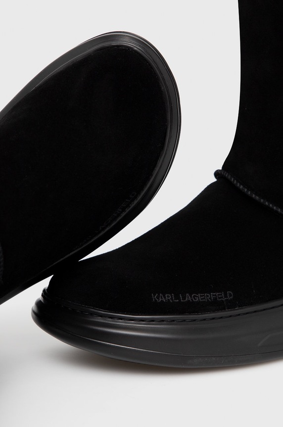 Karl Lagerfeld velúr hócipő Kapri Kosi KL44582.700 fekete