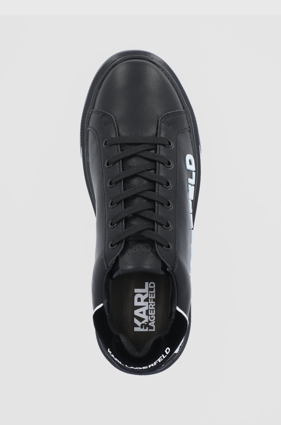 Karl Lagerfeld Buty skórzane MAXI KUP czarny KL62210.Black.Lthr.Mon