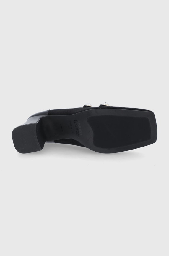 Karl Lagerfeld Czółenka KL31510.Black.Lthr.T KL31510.Black.Lthr.T czarny
