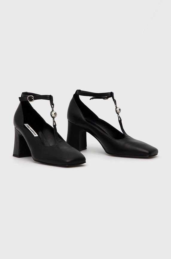 Karl Lagerfeld Czółenka skórzane KL31505.Black.Lthr KL31505.Black.Lthr czarny AW21