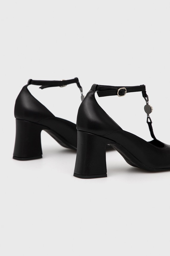 Obuwie Karl Lagerfeld Czółenka skórzane KL31505.Black.Lthr KL31505.Black.Lthr czarny