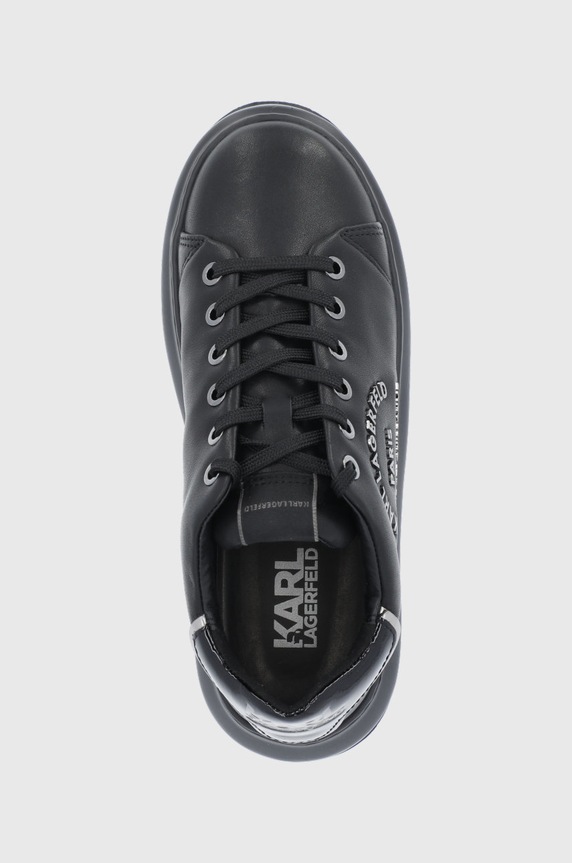 Karl Lagerfeld Buty skórzane KAPRI czarny KL62539.Black.Lthr.Mon