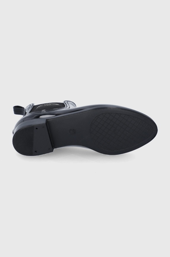Karl Lagerfeld gumicsizma KL94770.V0G fekete