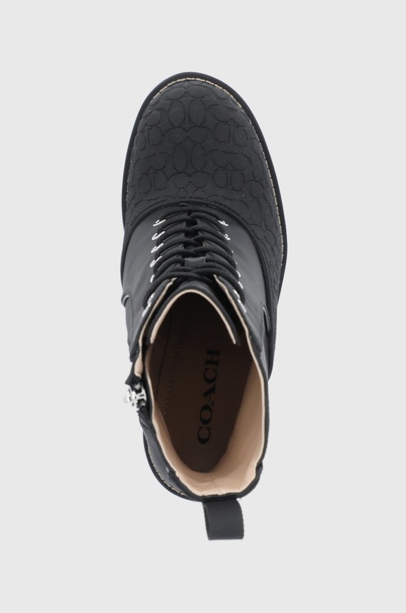 Členkové topánky Coach čierna C5882.BLK