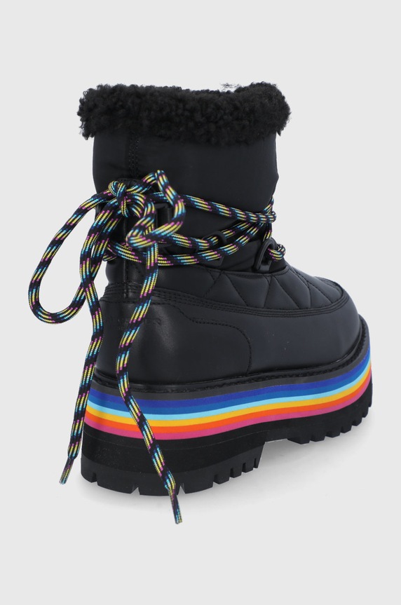Обувь Зимние сапоги Kurt Geiger London Toronto Rainbow 8488400609.00 чёрный