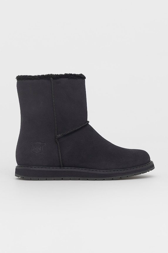 Helly Hansen śniegowce skórzane na zamek czarny 11636