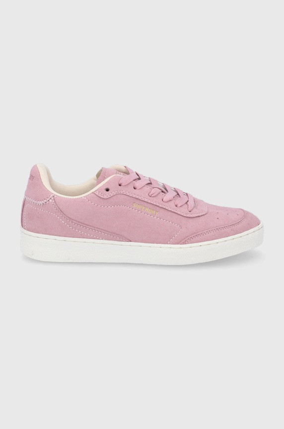 Boty Superdry imitace semiše růžová WF110180A.10R