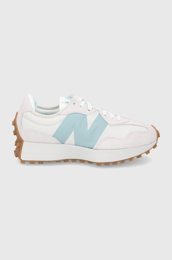 New Balance Buty WS327HG1 imitacja zamszu biały WS327HG1