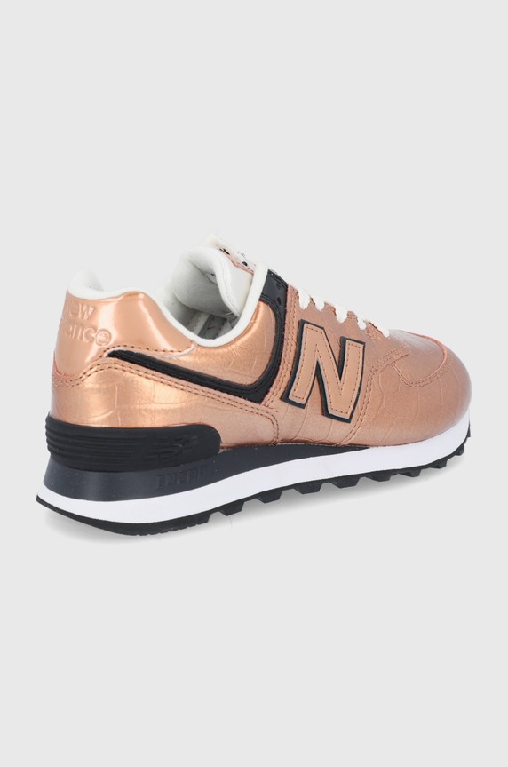 Obuća Kožne Tenisice New Balance WL574PX2 zlatna