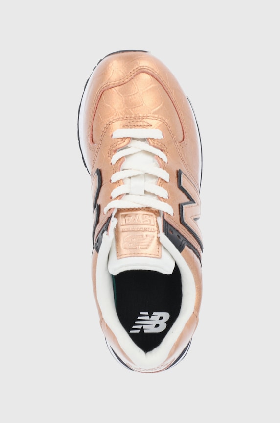 Kožne Tenisice New Balance zlatna WL574PX2