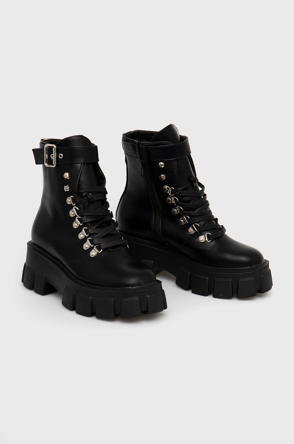 Truffle Collection Botki ROTA5/B.BLACK.PU czarny AW21