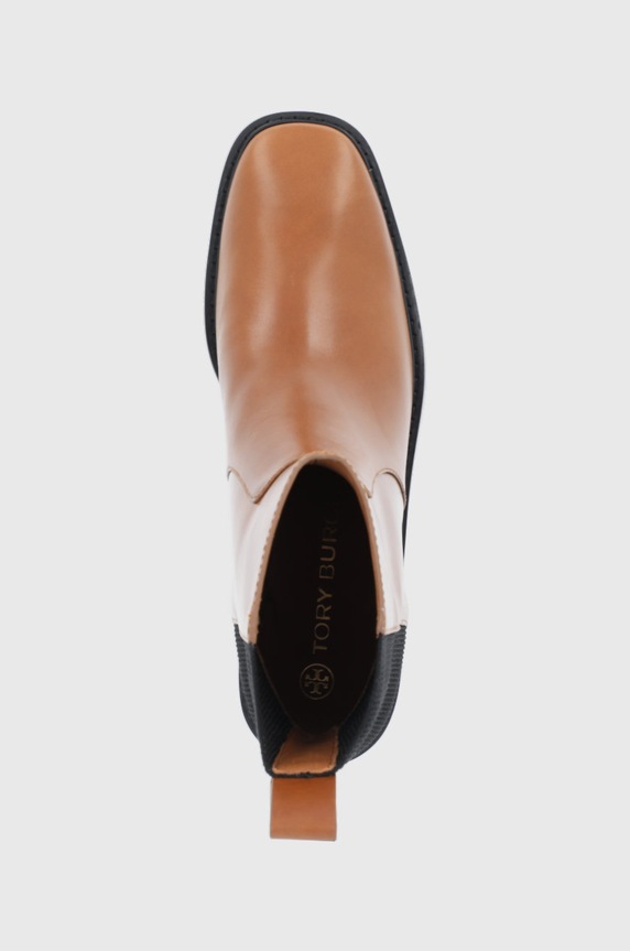 Tory Burch - Sztyblety Chelsea brązowy 84888.200