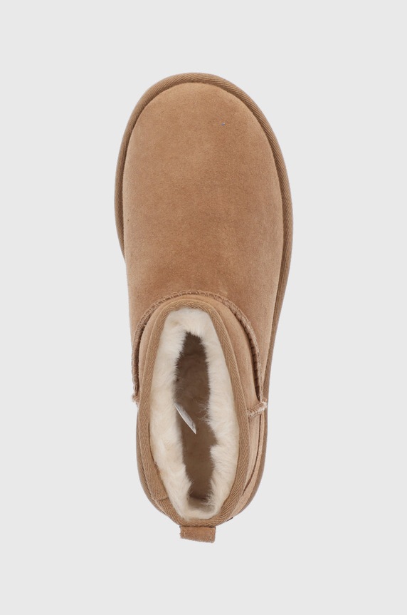 Μπότες σουέτ UGG Classic Ultra Mini καφέ 1116109.CHE