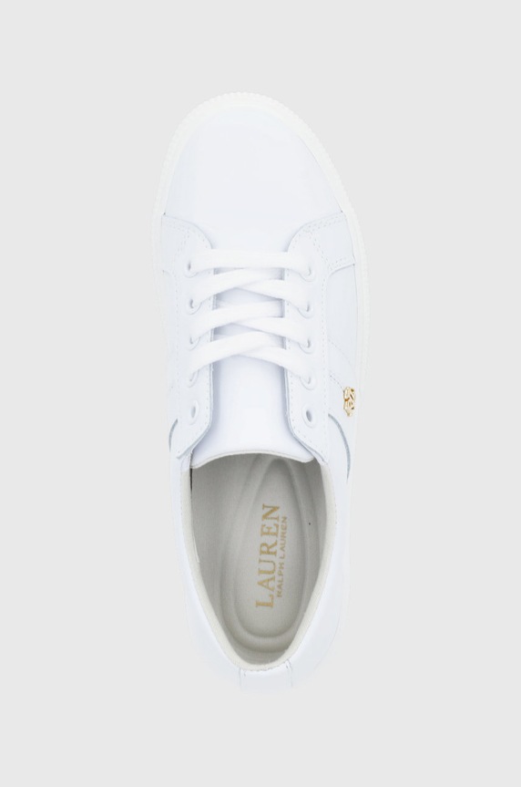 Lauren Ralph bőr cipő Janson II fehér 802830937006