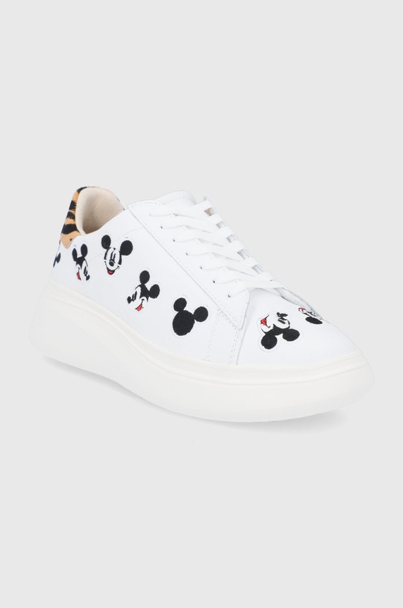 MOA Concept Buty skórzane MC477 biały AW21