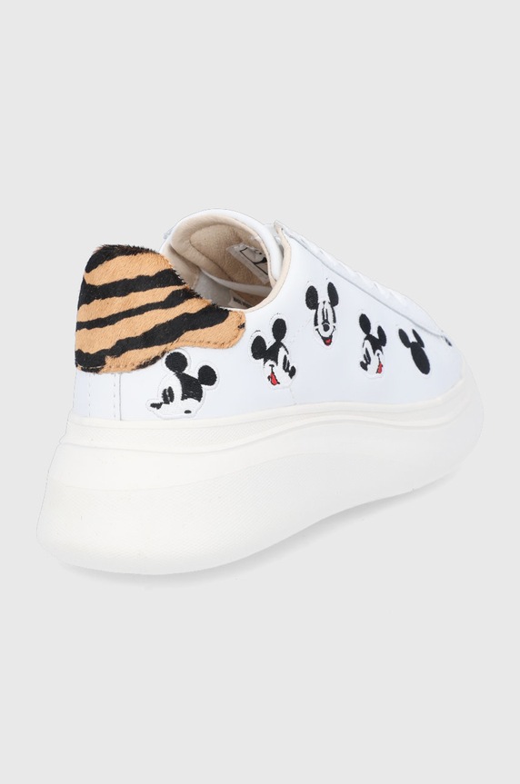 Obuwie MOA Concept Buty skórzane MC477 biały