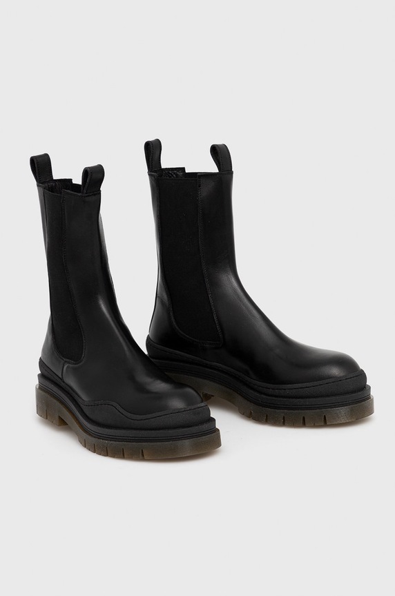 MOA Concept Sztyblety skórzane MOAC99 czarny AW21