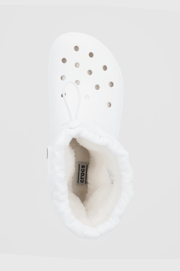 Crocs śniegowce Classic Lined Neo Puff Boot biały ED.NEO.PUFF.BOOT.206630